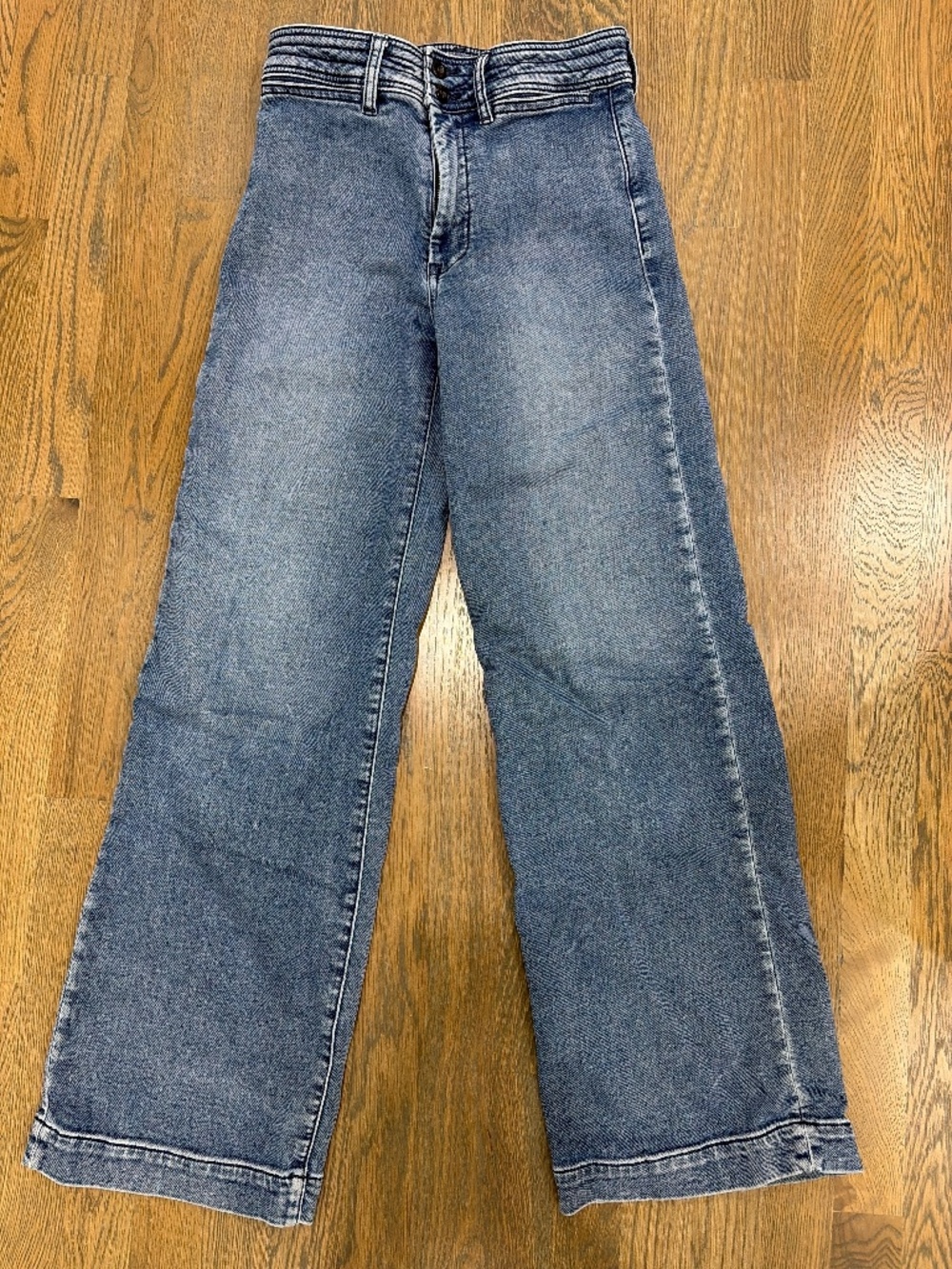 Faherty wide leg denim jeans-Size 27